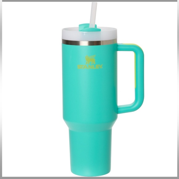 Stanley Teal Travel Mug with Handle - Picture 1 of 9